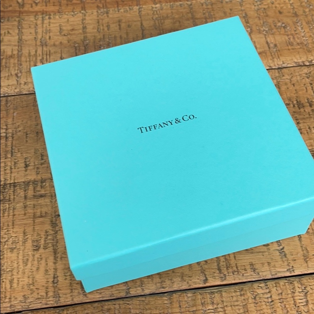 Tiffany & Co Pewter Round Jewelry Box